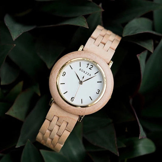 Montre en bois pour femme- Boazza