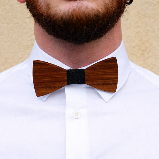 Coffret Noeud papillon en bois Homme-Bjnor