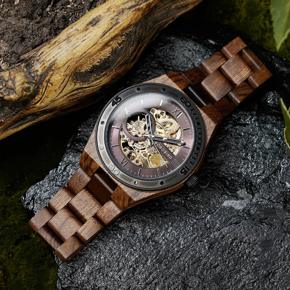 Montre en bois Homme-Valka