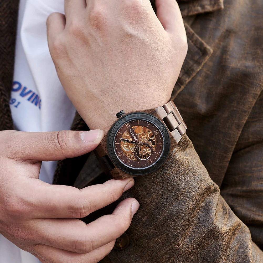 Montre en bois Homme-Valka