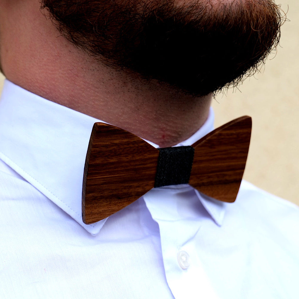 Coffret Noeud papillon en bois Homme-Bjnor