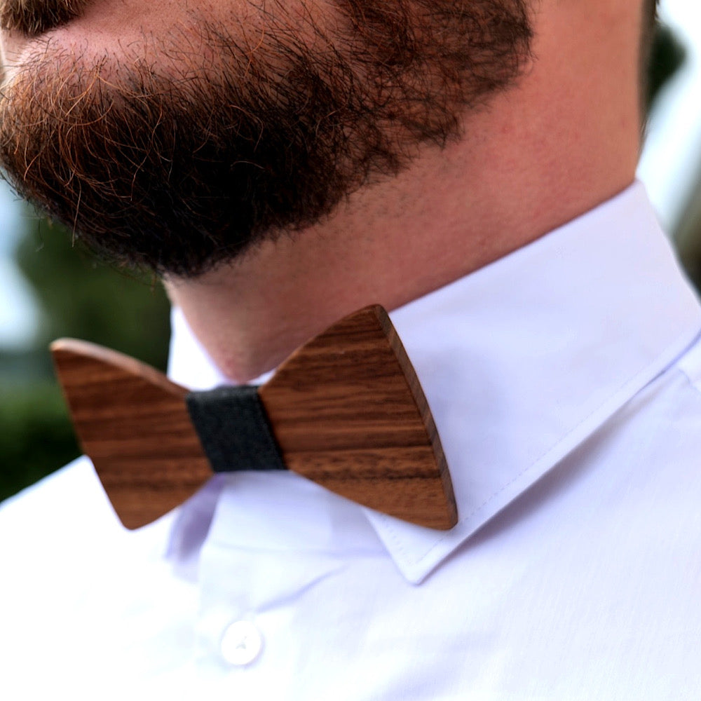 Coffret Noeud papillon en bois Homme-Bjnor