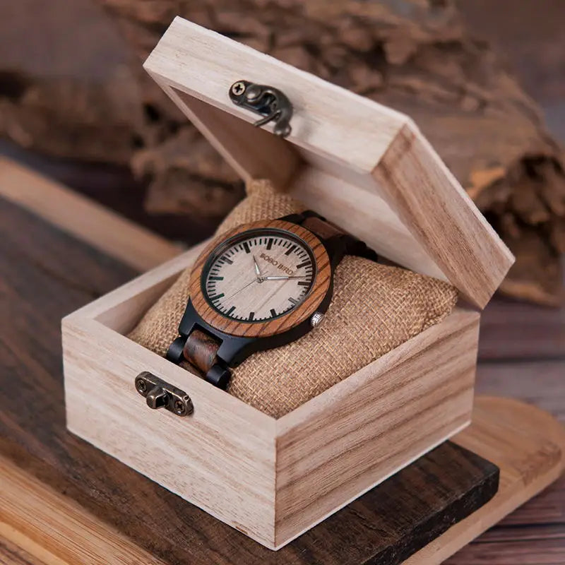 Montre en bois Homme-Bran