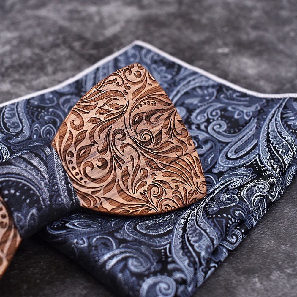 Nœud papillon en bois Havre, élégant