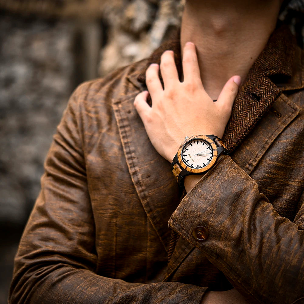 Montre en bois Homme-Bran