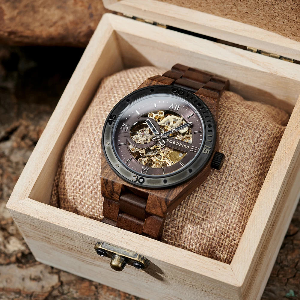 Montre en bois Homme-Valka