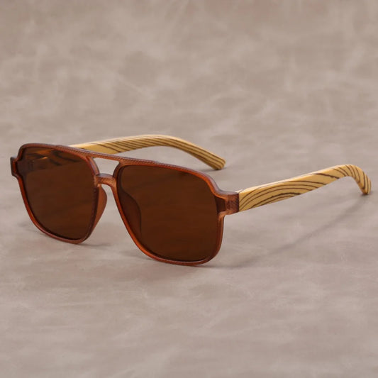 Lunettes de soleil en bois- Rubis