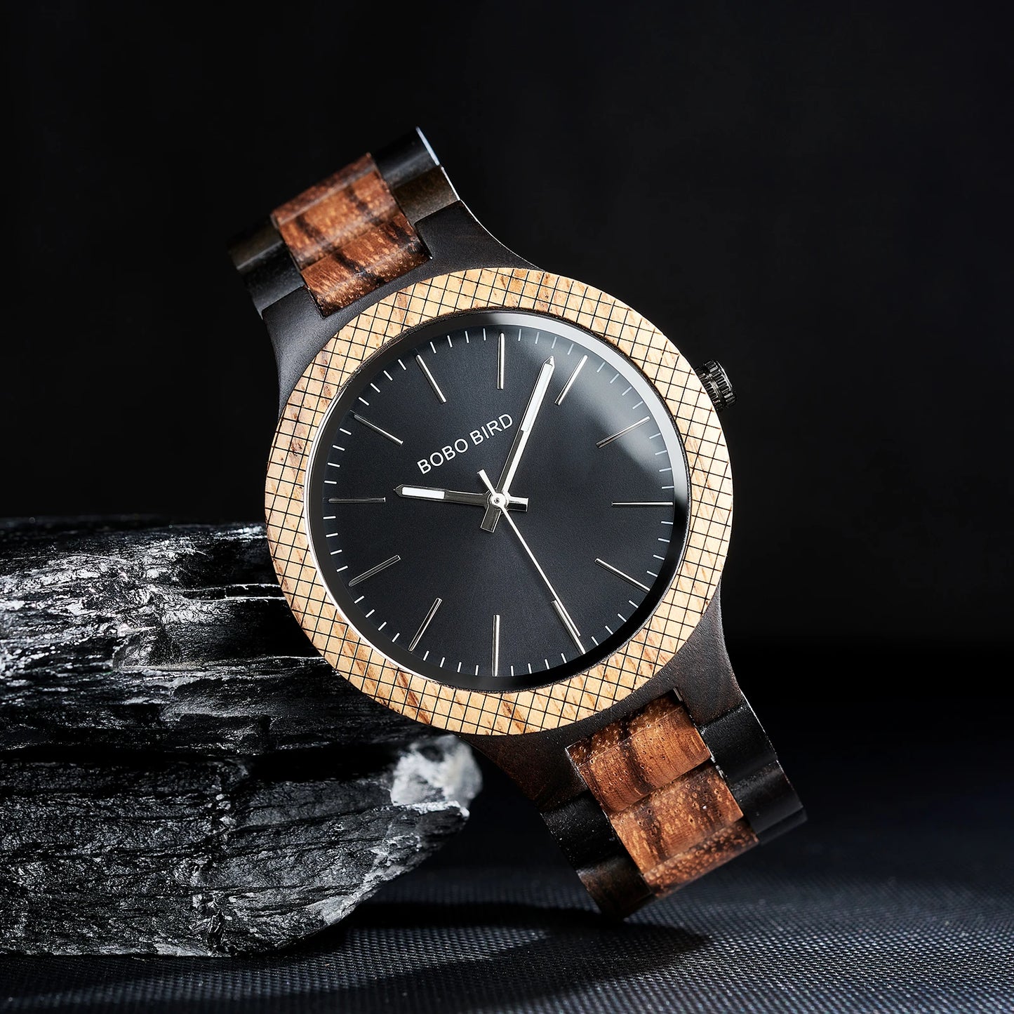 Montre en bois homme- Elgor