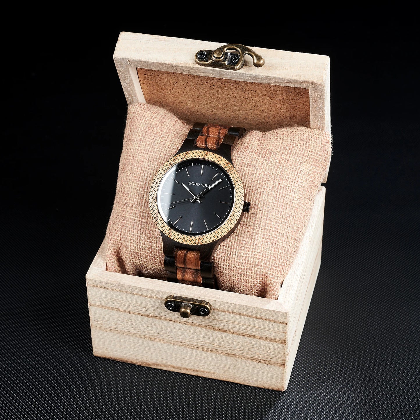 Montre en bois homme- Elgor