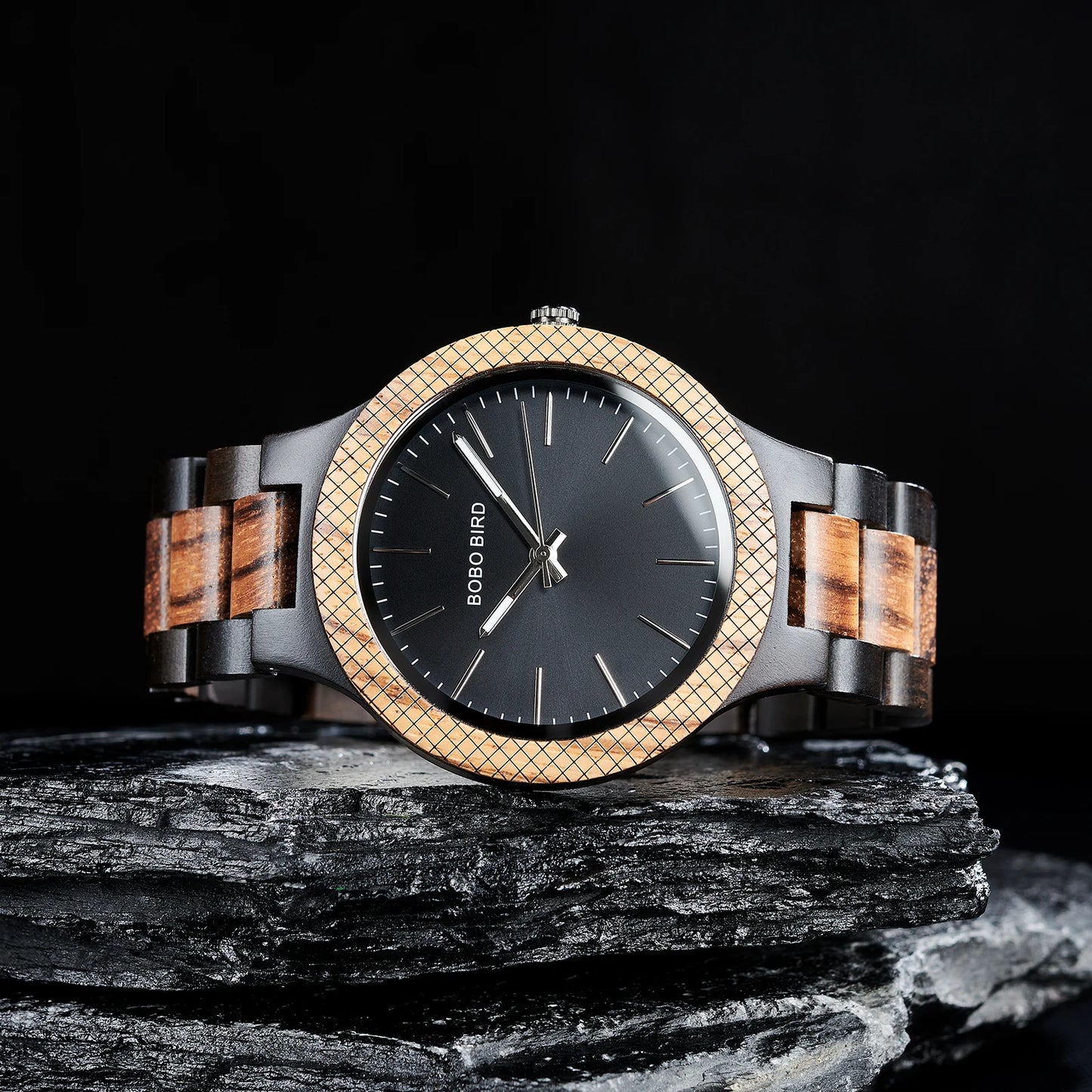 Montre en bois homme- Elgor
