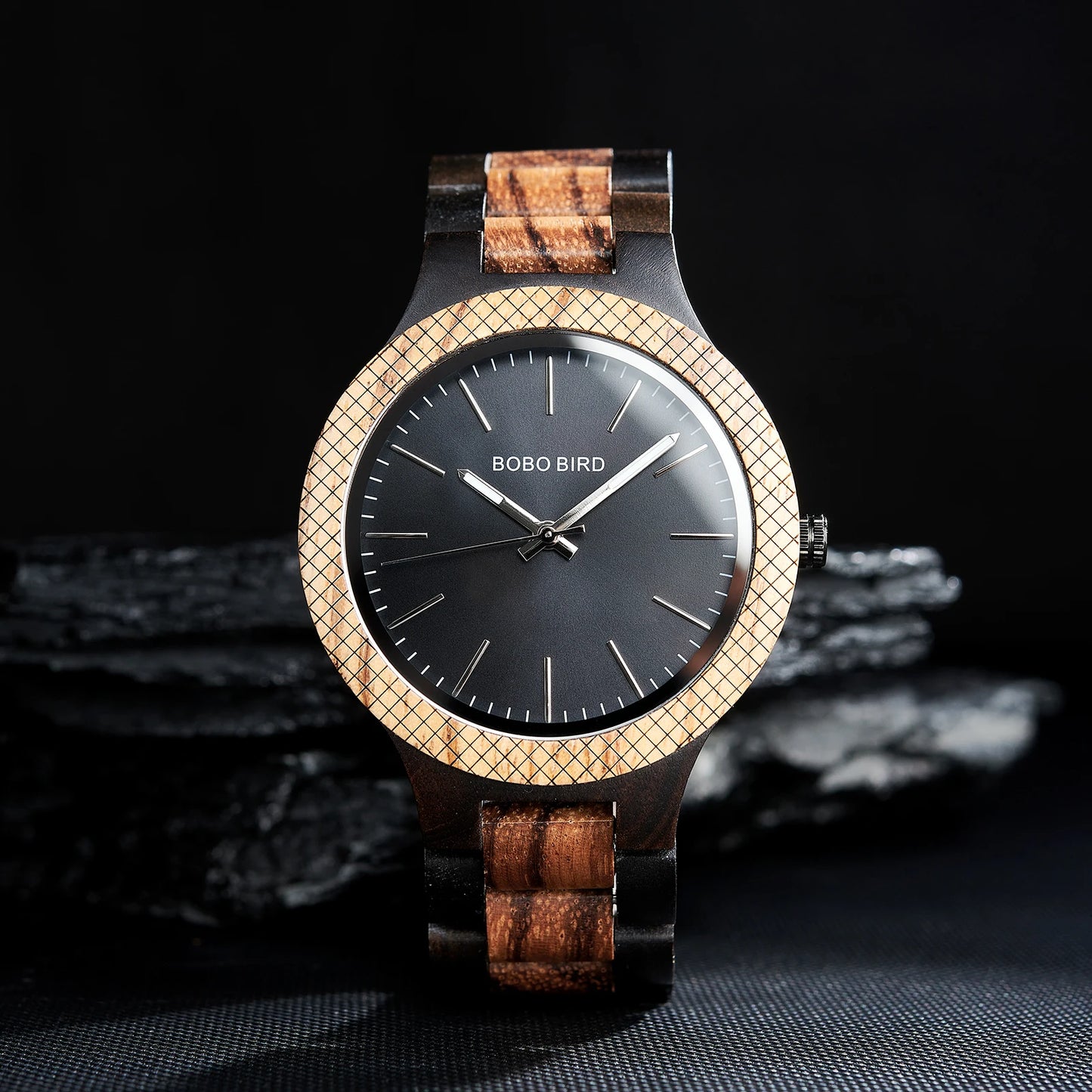 Montre en bois homme- Elgor